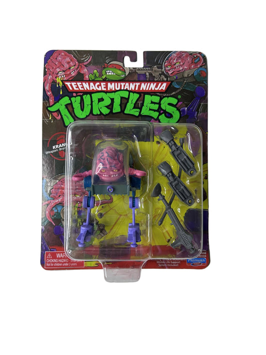 Teenage Mutant Ninja Turtles Krang with Android Body Figure - Playmates Toys Nickelodeon (New, Sealed)