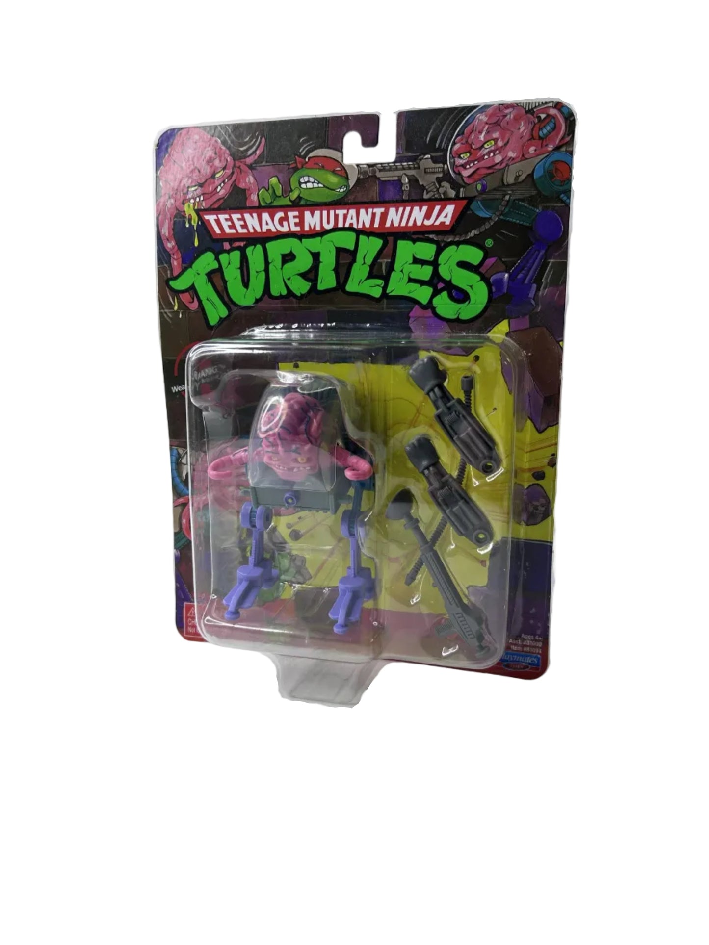 Teenage Mutant Ninja Turtles Krang with Android Body Figure - Playmates Toys Nickelodeon (New, Sealed)