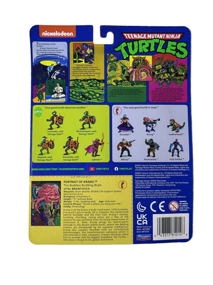 Teenage Mutant Ninja Turtles Krang with Android Body Figure - Playmates Toys Nickelodeon (New, Sealed)