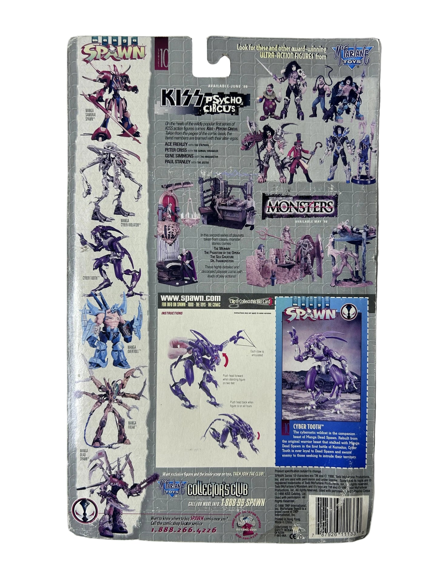 Spawn Cyber Tooth Ultra-Action Figure - McFarlane Toys Series 8 (New, Sealed)