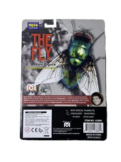 The Fly 8" Action Figure - Mego Monsters - 14 Points Articulation (New, Sealed)