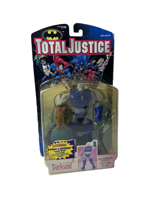 Total Justice Darkseid Action Figure Factory Sealed - Kenner DC Comics Batman Omega Effect Capture Claw 1996
