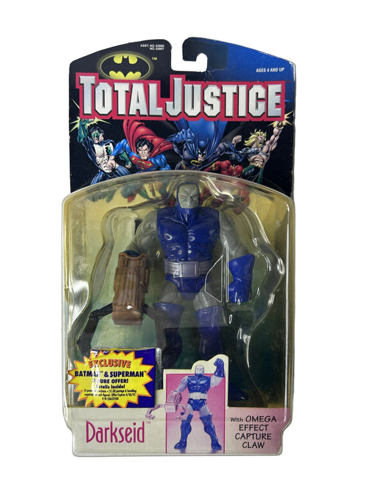 Total Justice Darkseid Action Figure Factory Sealed - Kenner DC Comics Batman Omega Effect Capture Claw 1996