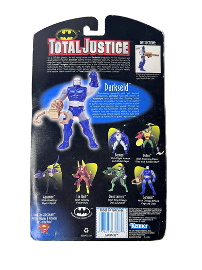 Total Justice Darkseid Action Figure Factory Sealed - Kenner DC Comics Batman Omega Effect Capture Claw 1996