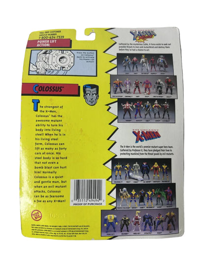 Uncanny X-Men Colossus Power-Lift Action Figure Factory Sealed - Toy Biz Marvel Original Mutant Super Heroes 1993