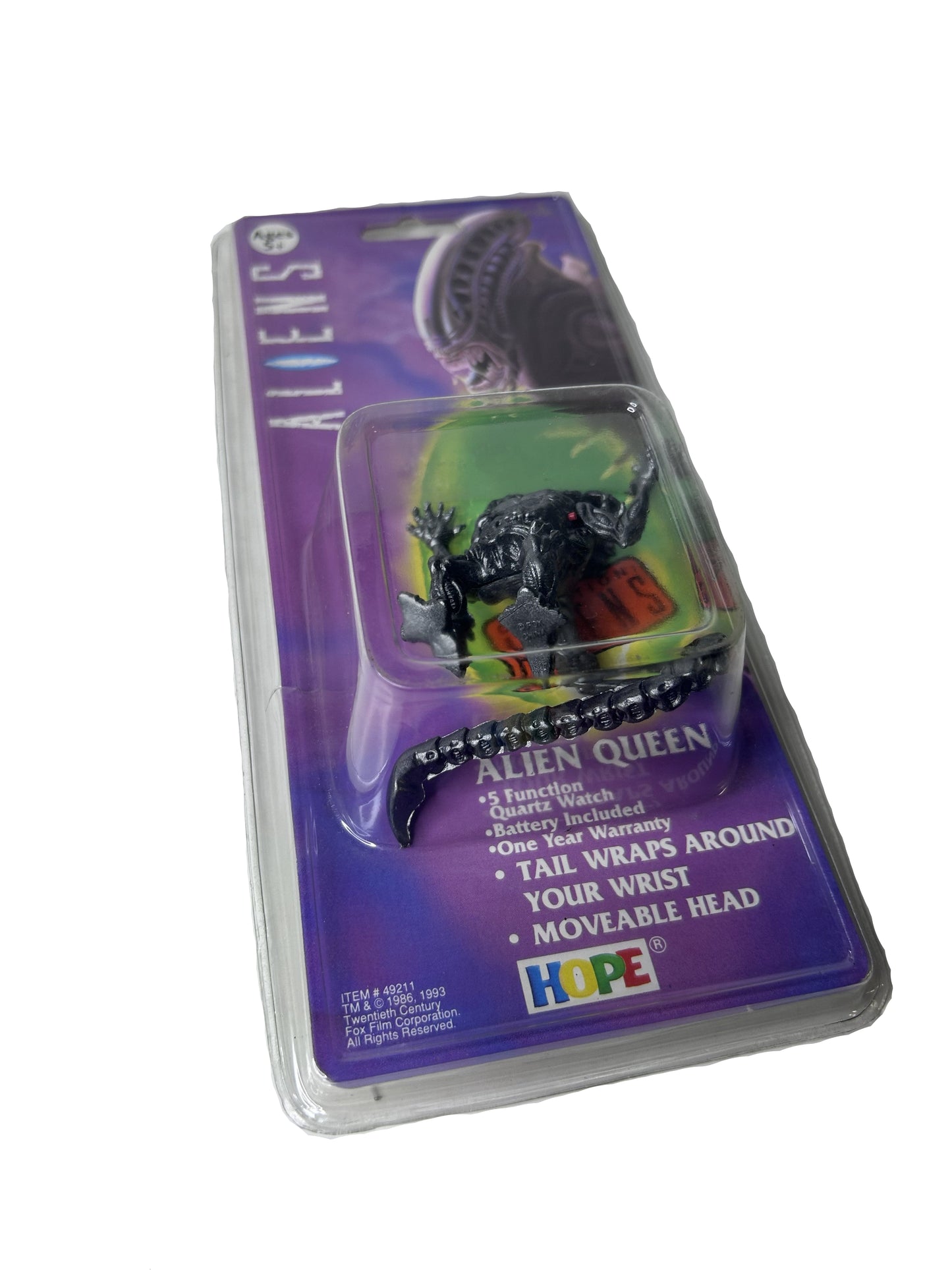 Aliens Alien Queen Molded Watch Factory Sealed - Hope Industries 5 Function Quartz Digital 1993
