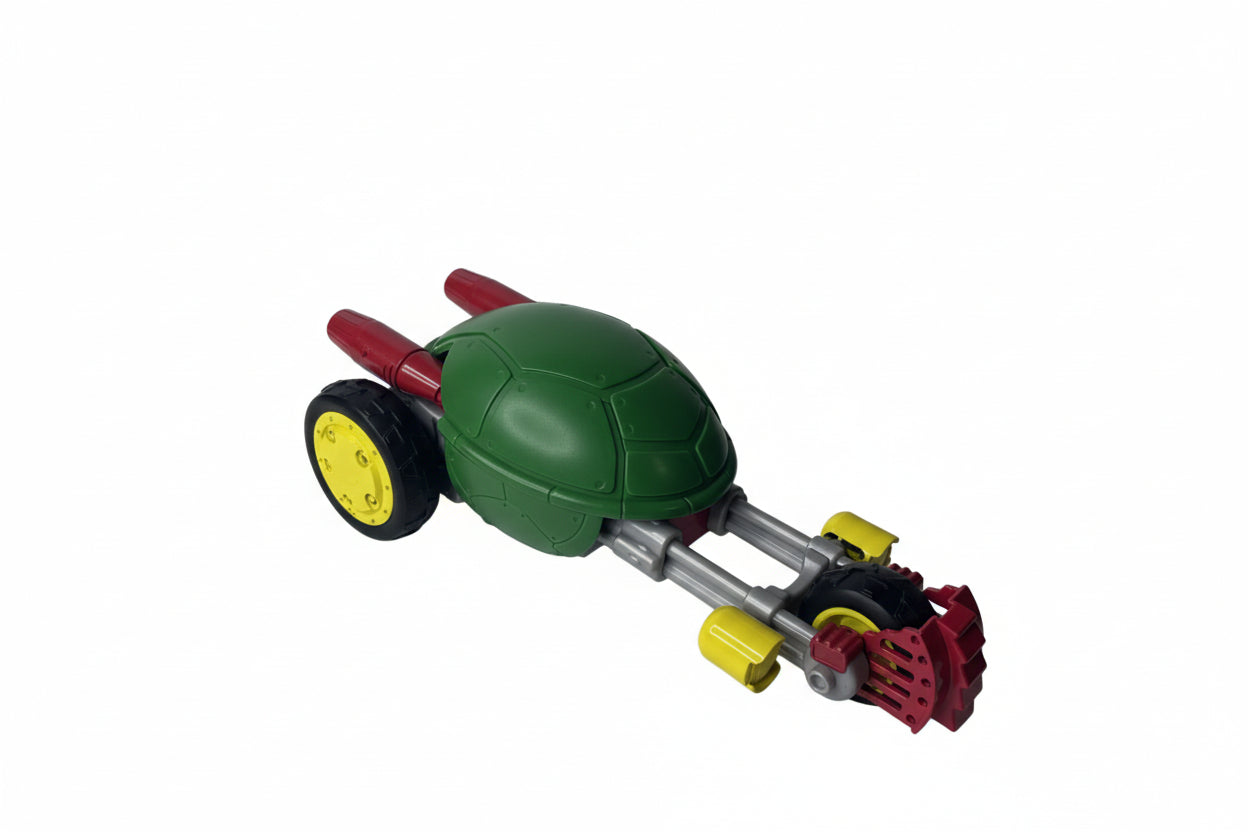 TMNT Teenage Mutant Ninja Turtles Shell Cycle Vehicle - Playmates Toys Raphael Motorcycle (Used)