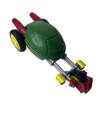 TMNT Teenage Mutant Ninja Turtles Shell Cycle Vehicle - Playmates Toys Raphael Motorcycle (Used)