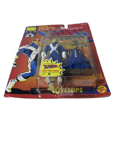 Uncanny X-Men Cyclops Laser Light Eyes Action Figure Factory Sealed - Toy Biz Marvel Original Mutant Super Heroes 1993