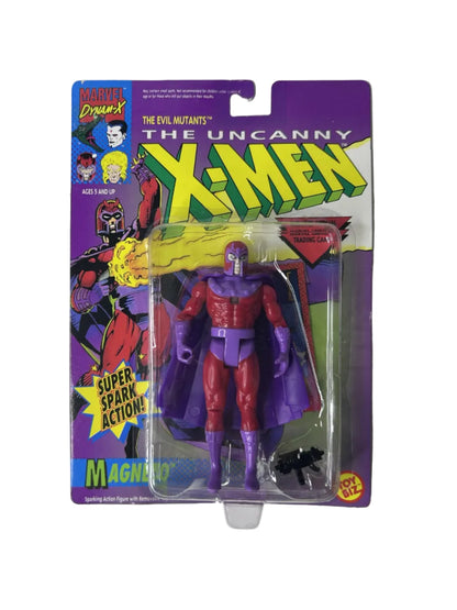 Uncanny X-Men Magneto Super Spark Action Figure Factory Sealed - Toy Biz Marvel The Evil Mutants 1993