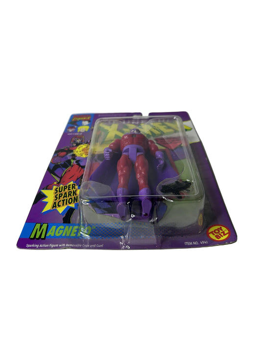 Uncanny X-Men Magneto Super Spark Action Figure Factory Sealed - Toy Biz Marvel The Evil Mutants 1993