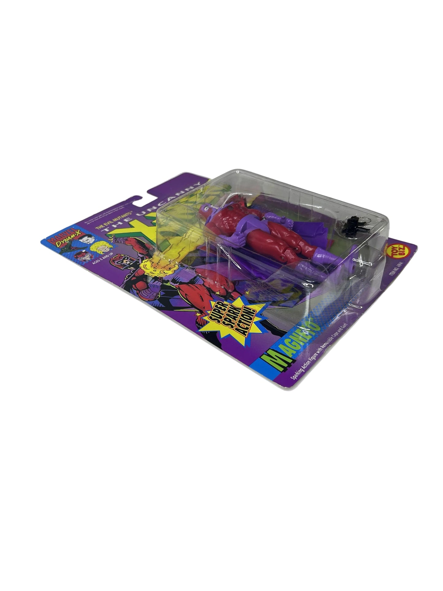 Uncanny X-Men Magneto Super Spark Action Figure Factory Sealed - Toy Biz Marvel The Evil Mutants 1993