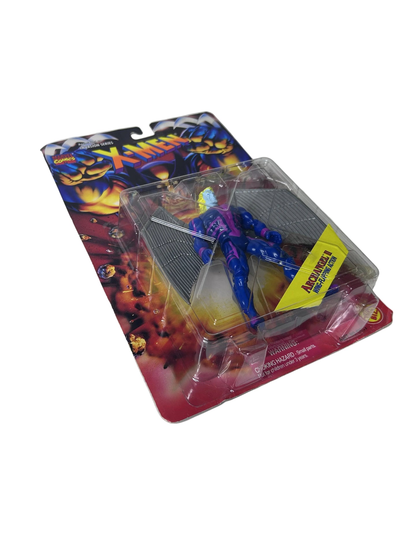 X-Men Invasion Series Archangel II Action Figure Factory Sealed - Toy Biz Marvel Wing-Flapping Action 1995