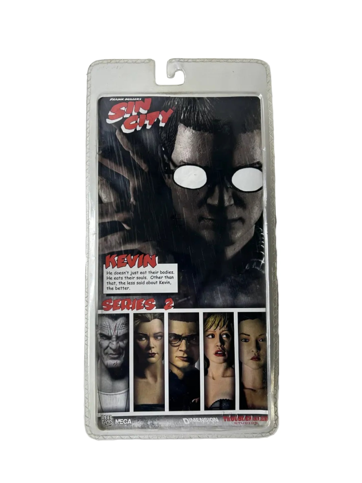 Sin City Kevin Action Figure Factory Sealed - NECA Frank Miller Series 2 Sledgehammer Interchangeable Hands 2005