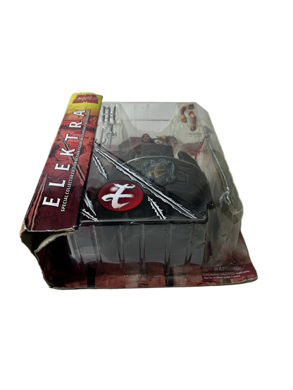 Elektra Action Figure Factory Sealed - Diamond Select Marvel Select Assassin Lover Sais Daggers Display Base