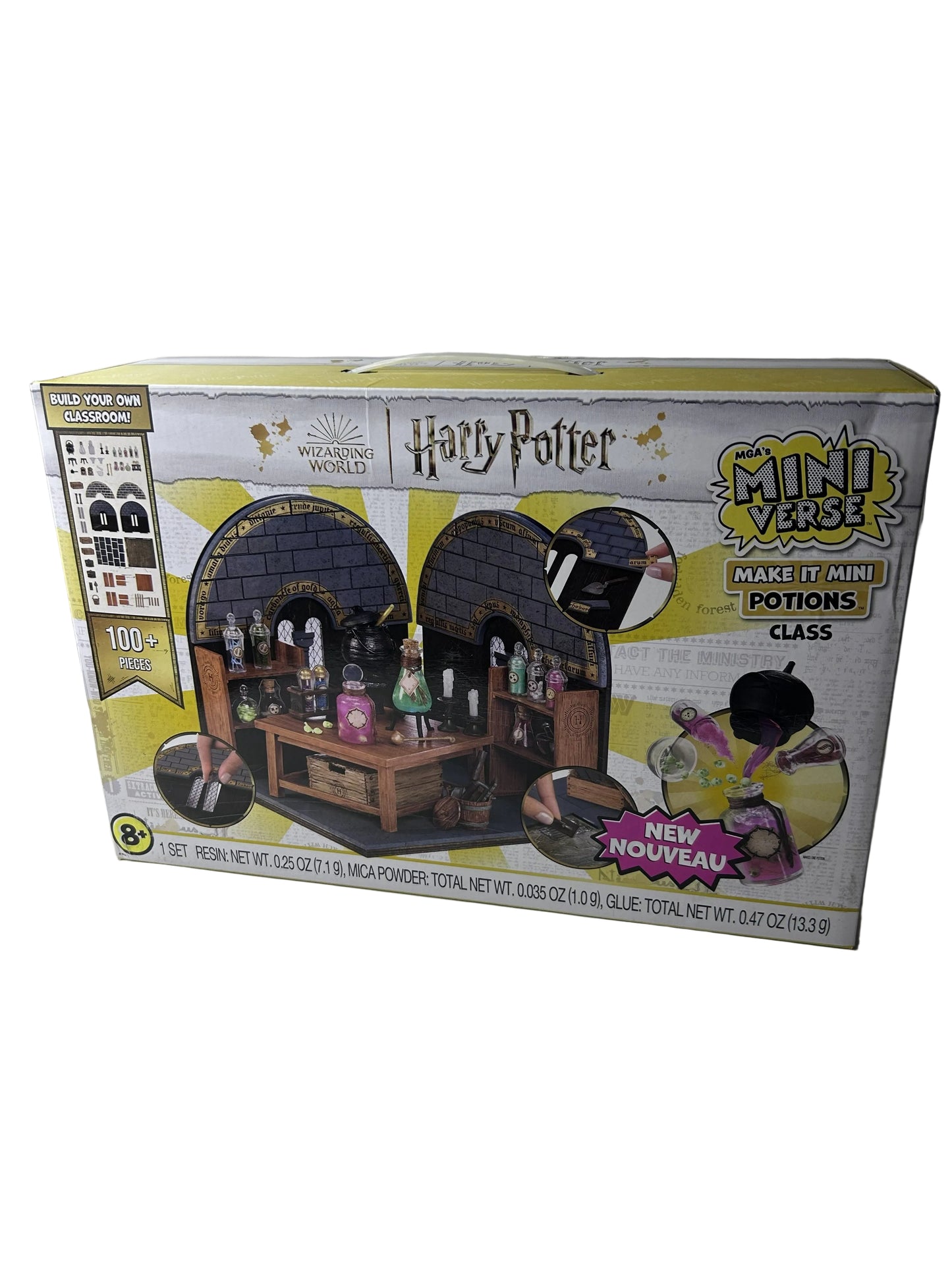 Harry Potter MiniVerse Make It Mini Potions Class Building Set - Wizarding World - 100+ Pieces