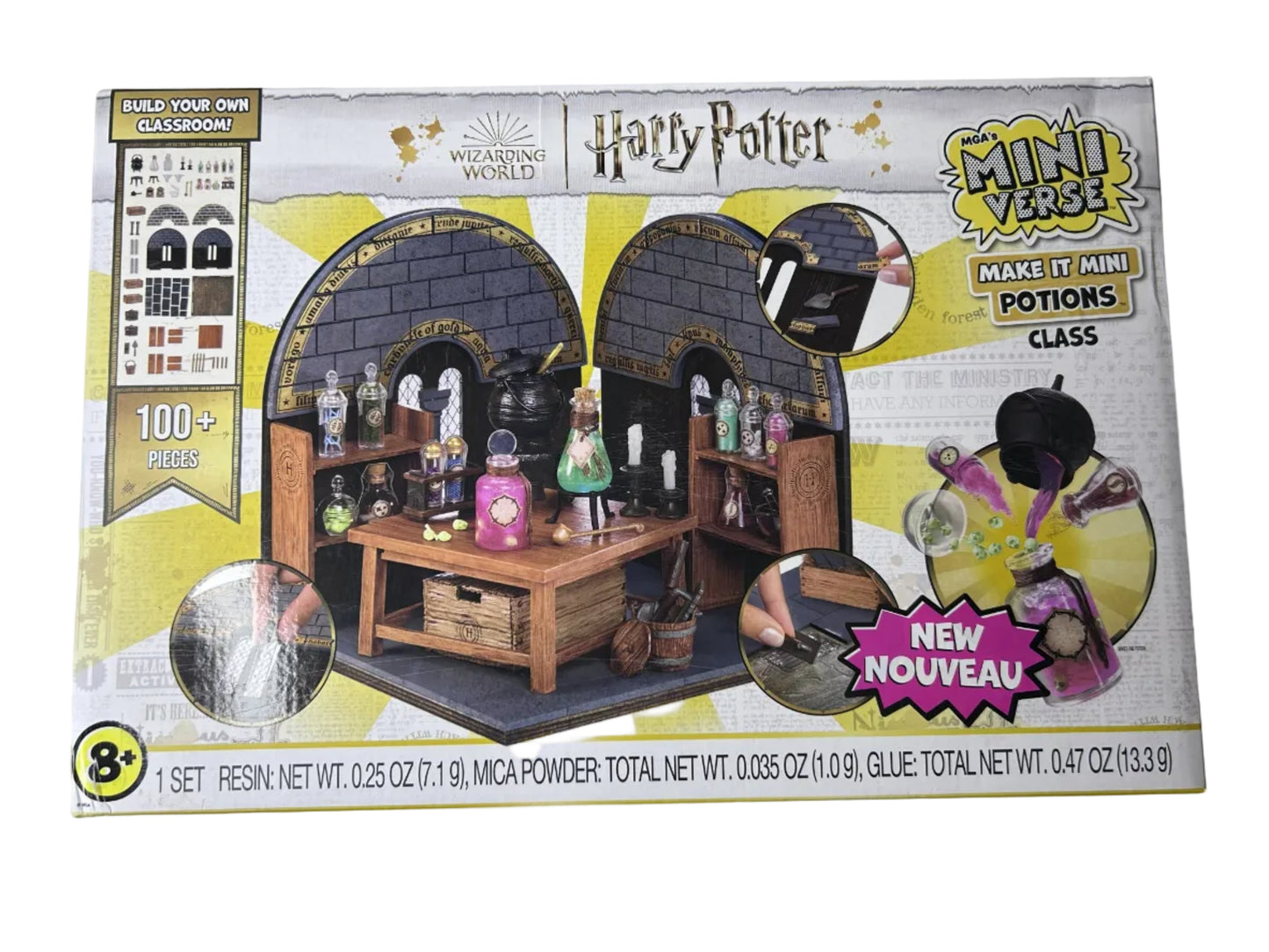 Harry Potter MiniVerse Make It Mini Potions Class Building Set - Wizarding World - 100+ Pieces