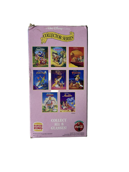 Beauty and the Beast Collector Series Glass - Disney Classics - Burger King/Coca-Cola - Vintage 1994