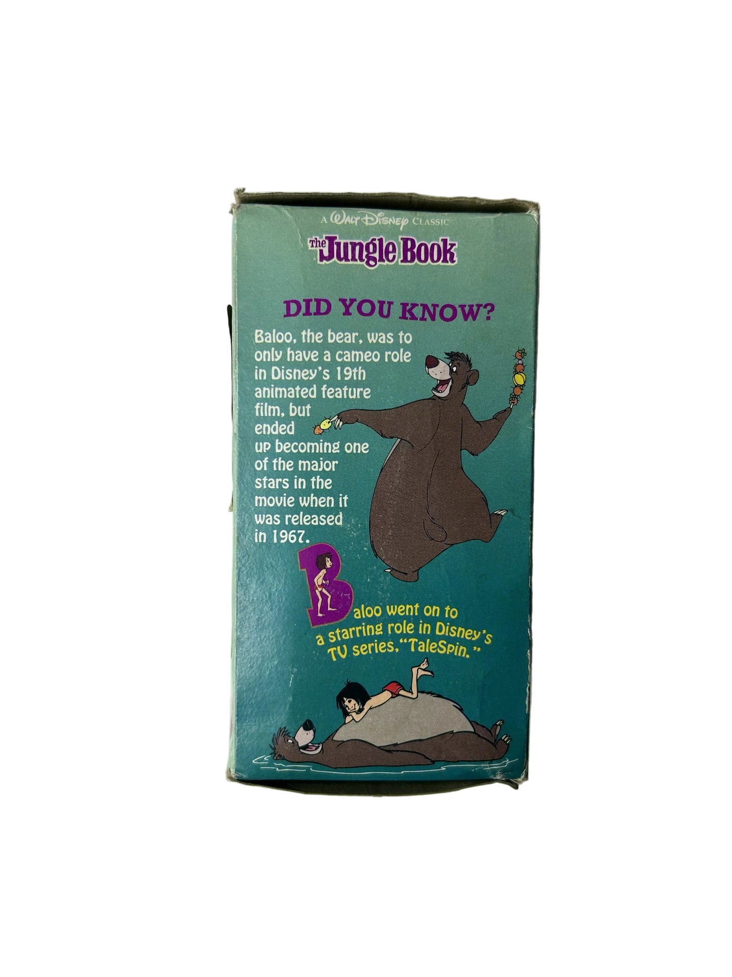 The Jungle Book Collector Series Glass - Disney Classics - Burger King/Coca-Cola - Vintage 1994