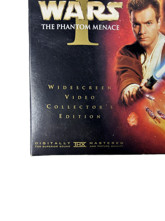 Star Wars Episode I: The Phantom Menace Widescreen Collector's Edition VHS - George Lucas - Liam Neeson & Ewan McGregor