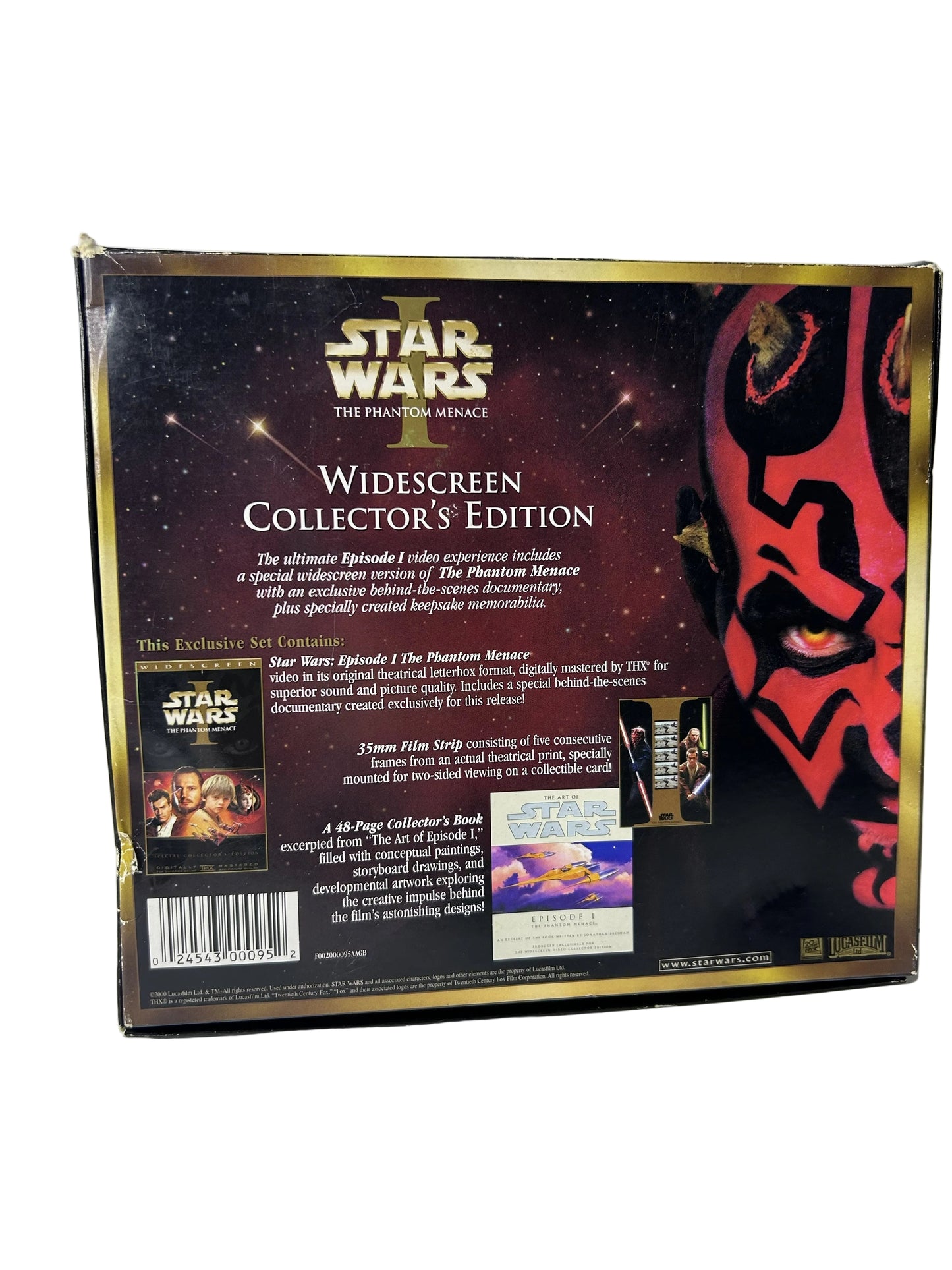 Star Wars Episode I: The Phantom Menace Widescreen Collector's Edition VHS - George Lucas - Liam Neeson & Ewan McGregor
