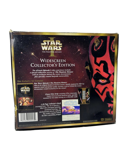 Star Wars Episode I: The Phantom Menace Widescreen Collector's Edition VHS - George Lucas - Liam Neeson & Ewan McGregor
