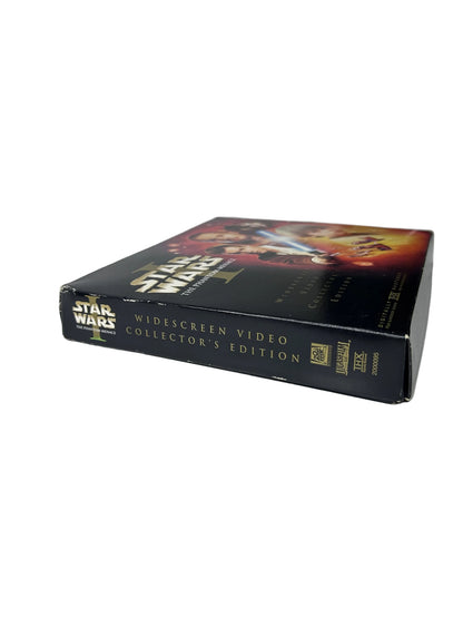 Star Wars Episode I: The Phantom Menace Widescreen Collector's Edition VHS - George Lucas - Liam Neeson & Ewan McGregor