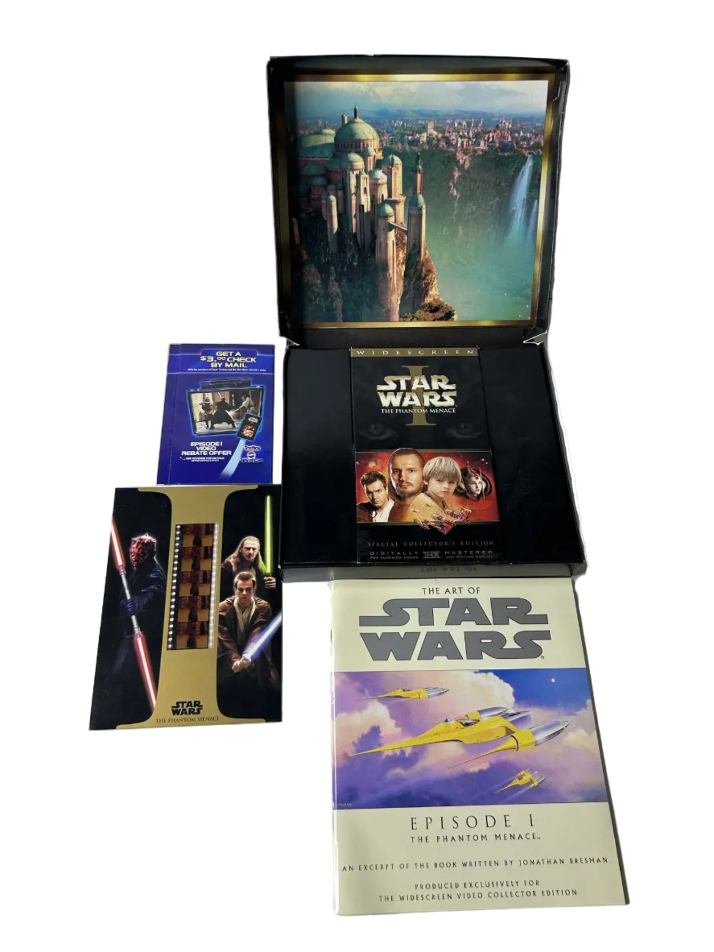 Star Wars Episode I: The Phantom Menace Widescreen Collector's Edition VHS - George Lucas - Liam Neeson & Ewan McGregor
