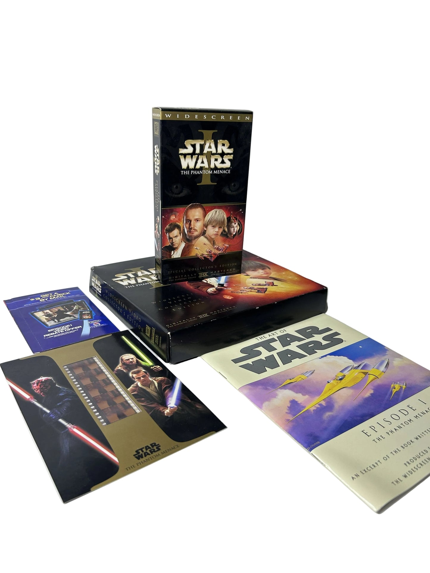 Star Wars Episode I: The Phantom Menace Widescreen Collector's Edition VHS - George Lucas - Liam Neeson & Ewan McGregor