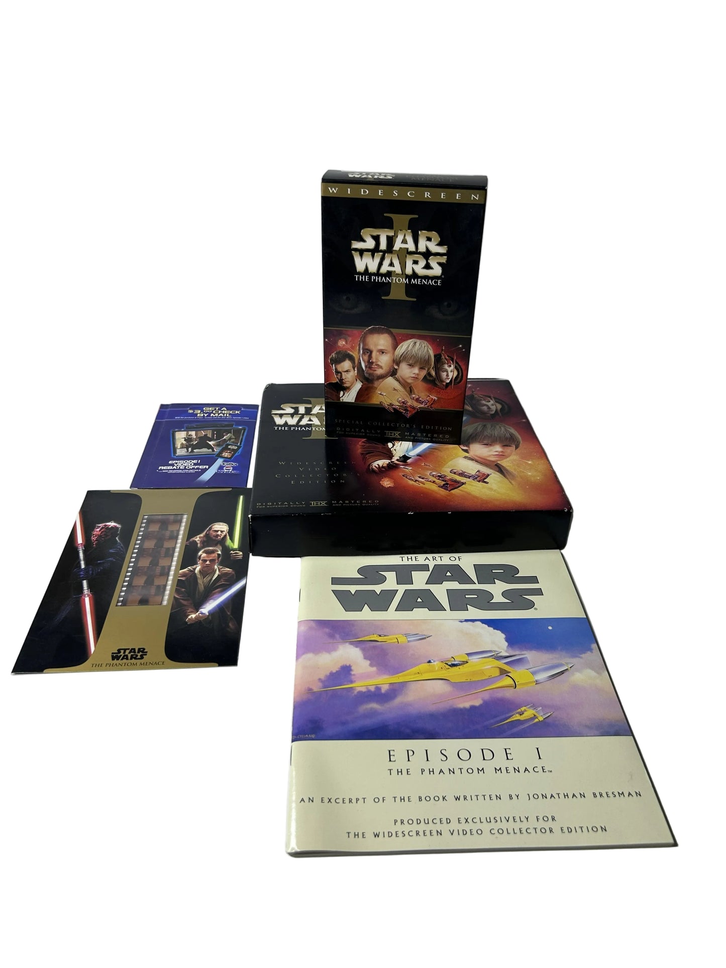 Star Wars Episode I: The Phantom Menace Widescreen Collector's Edition VHS - George Lucas - Liam Neeson & Ewan McGregor