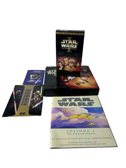 Star Wars Episode I: The Phantom Menace Widescreen Collector's Edition VHS - George Lucas - Liam Neeson & Ewan McGregor