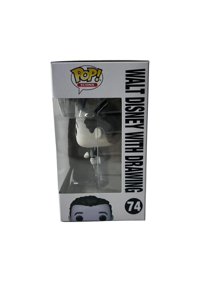 Funko Pop! Icons Walt Disney with Drawing #74 - Disney 100 Anniversary Celebration Exclusive