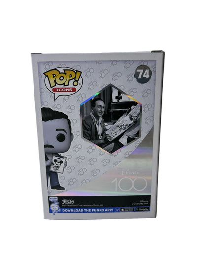 Funko Pop! Icons Walt Disney with Drawing #74 - Disney 100 Anniversary Celebration Exclusive