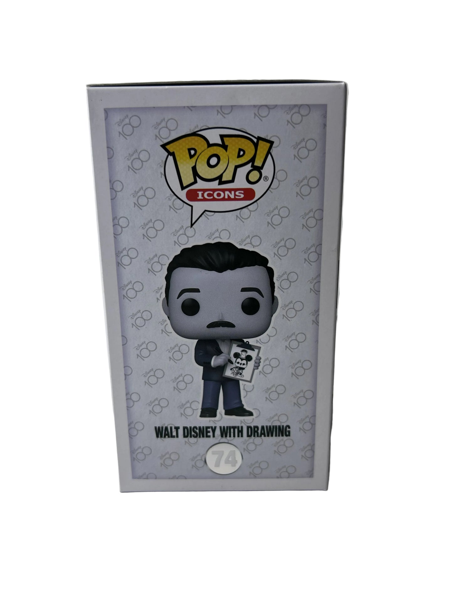 Funko Pop! Icons Walt Disney with Drawing #74 - Disney 100 Anniversary Celebration Exclusive