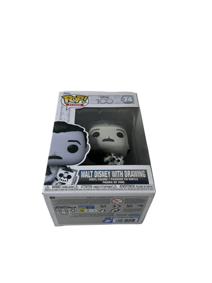 Funko Pop! Icons Walt Disney with Drawing #74 - Disney 100 Anniversary Celebration Exclusive