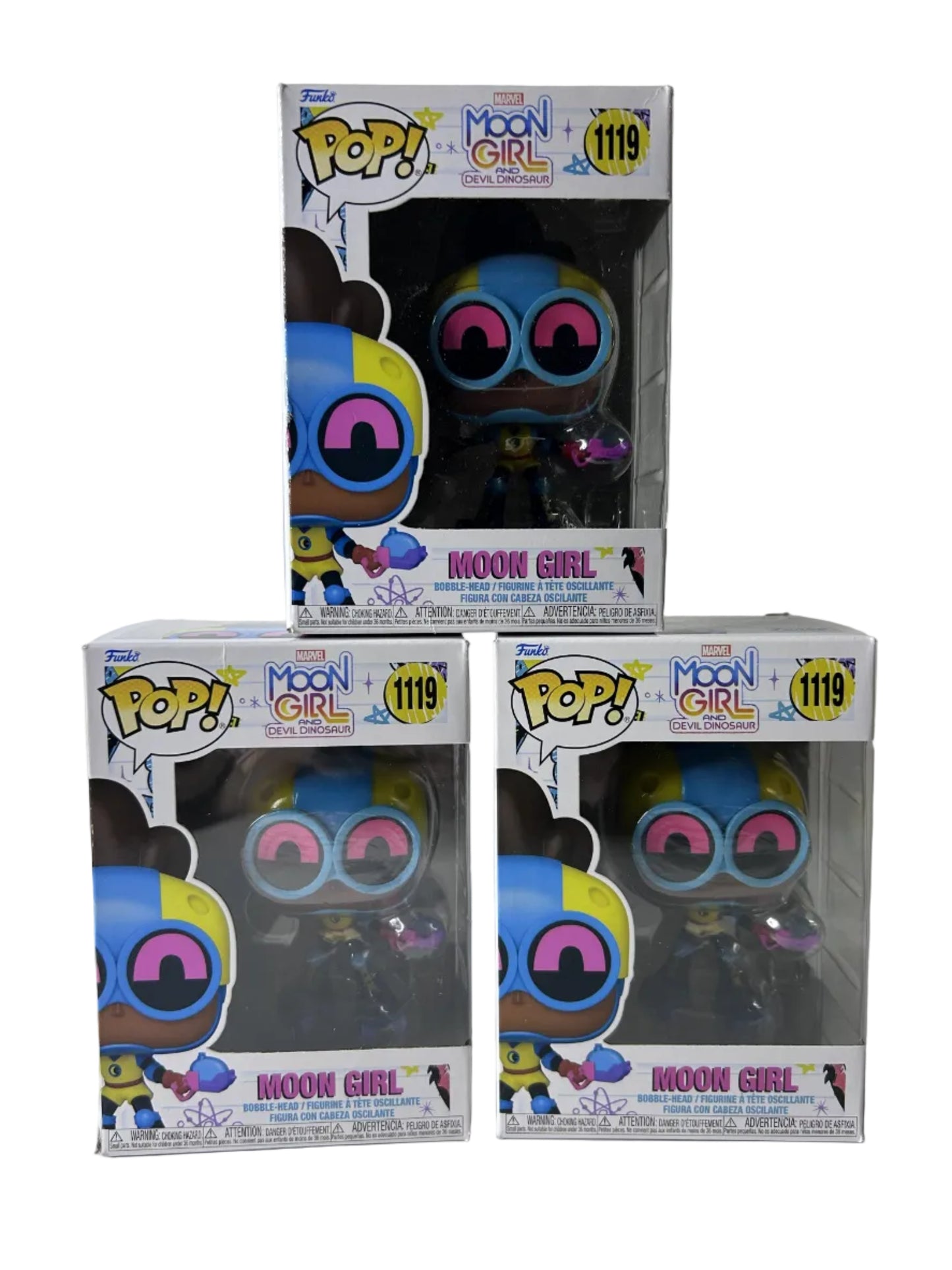 Funko Pop! Marvel Moon Girl #1119 – Moon Girl and Devil Dinosaur Bobble-Head