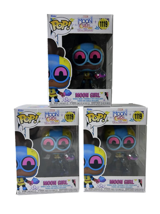 Funko Pop! Marvel Moon Girl #1119 – Moon Girl and Devil Dinosaur Bobble-Head