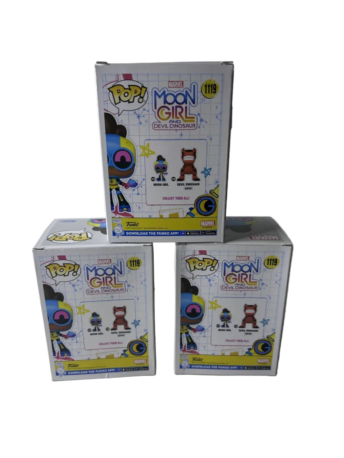 Funko Pop! Marvel Moon Girl #1119 – Moon Girl and Devil Dinosaur Bobble-Head