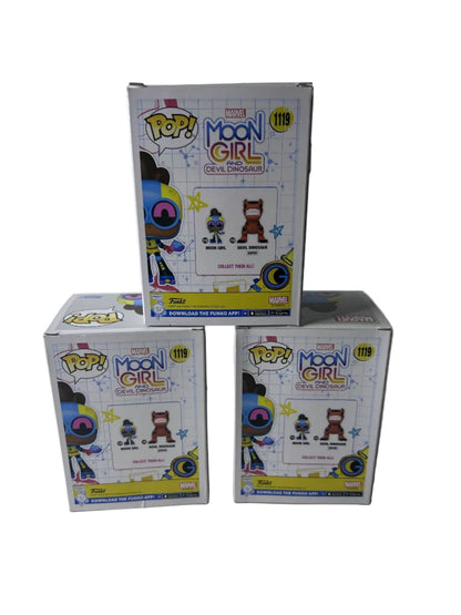 Funko Pop! Marvel Moon Girl #1119 – Moon Girl and Devil Dinosaur Bobble-Head