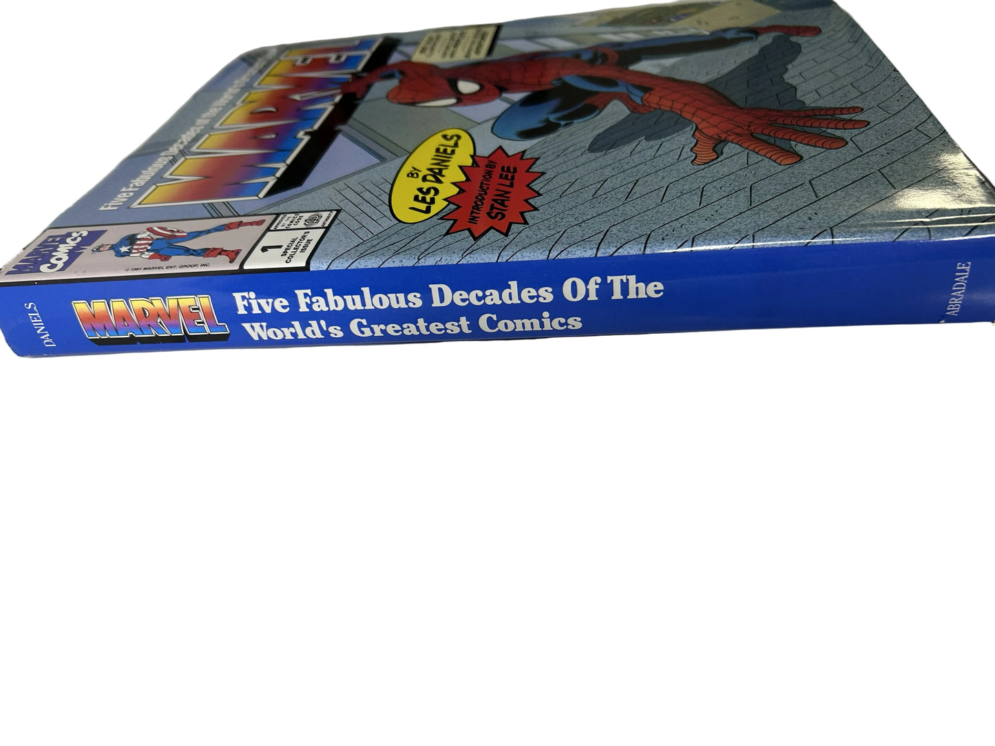 Marvel: Five Fabulous Decades of the World's Greatest Comics - Les Daniels Harry N. Abrams 1991 - Spider-Man X-Men Avengers History