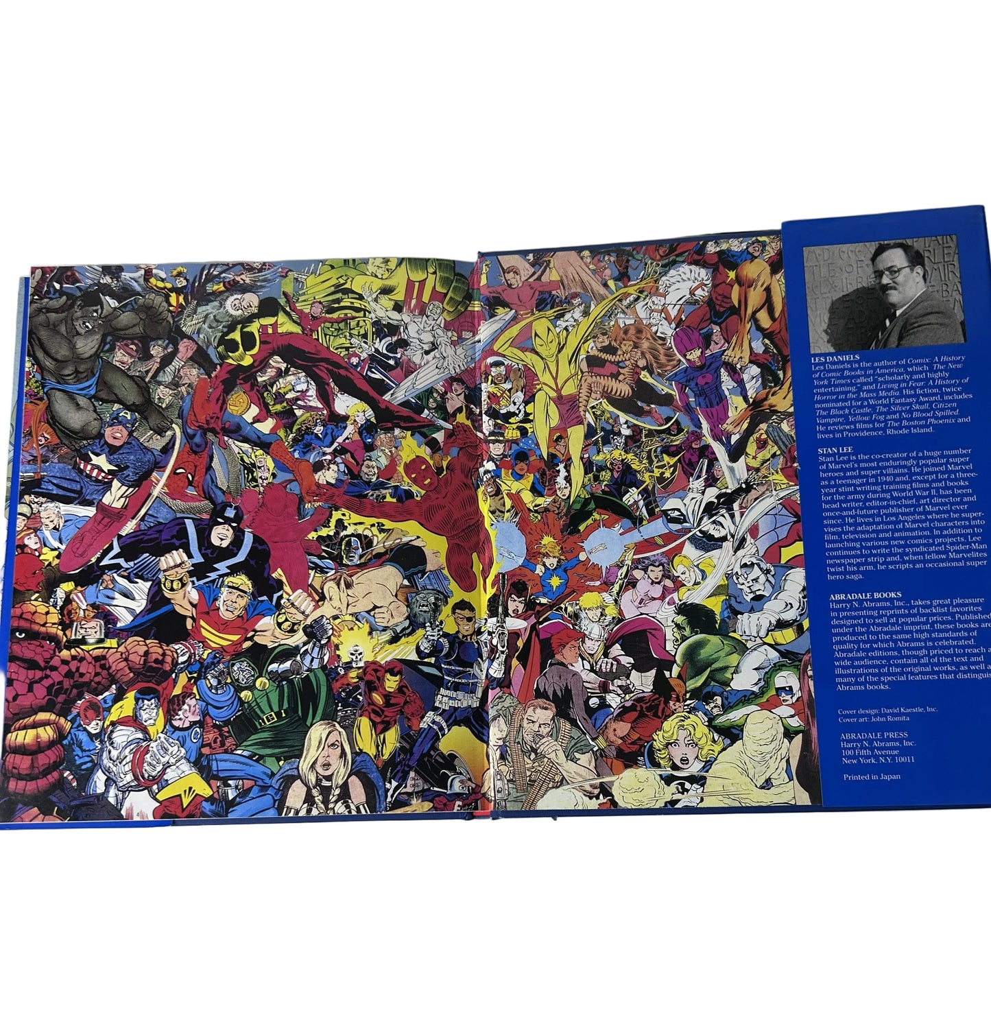 Marvel: Five Fabulous Decades of the World's Greatest Comics - Les Daniels Harry N. Abrams 1991 - Spider-Man X-Men Avengers History