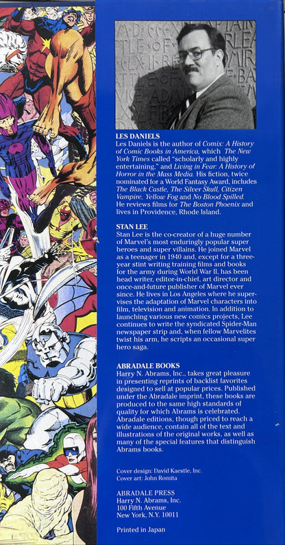 Marvel: Five Fabulous Decades of the World's Greatest Comics - Les Daniels Harry N. Abrams 1991 - Spider-Man X-Men Avengers History
