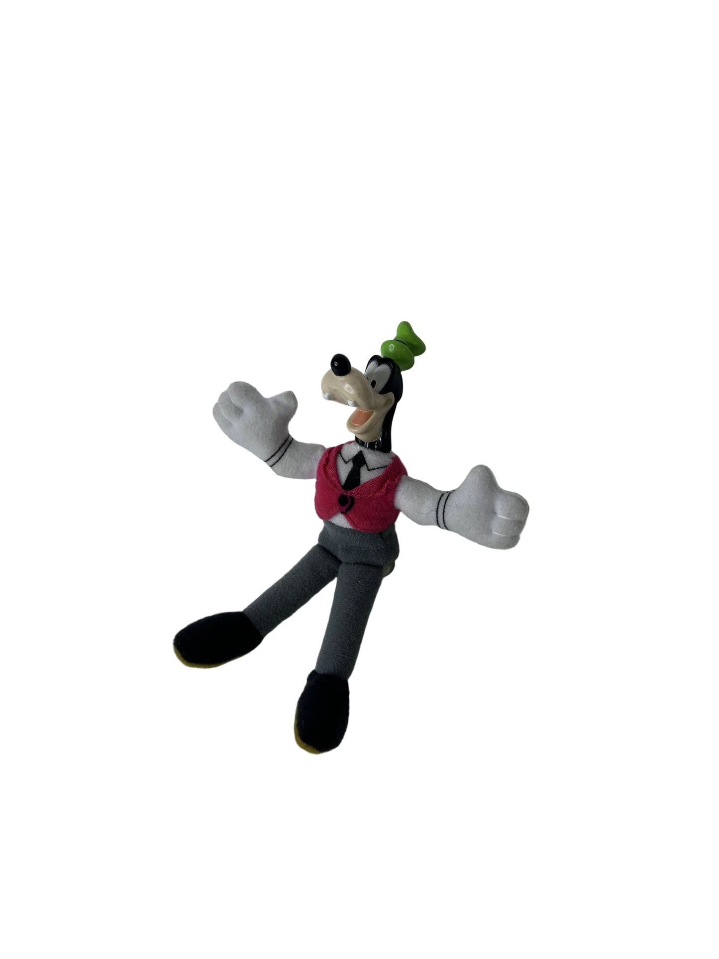Vintage Goofy Plush - Disney House of Mouse McDonald's Toy - 1990s Hard Head Plush Body