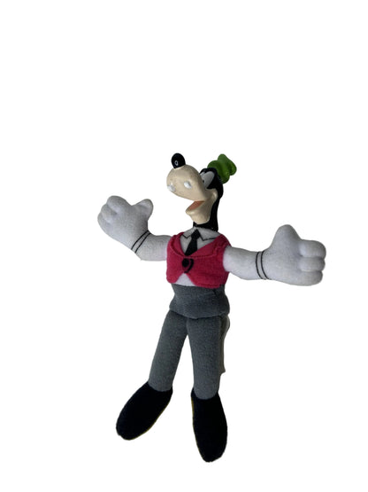 Vintage Goofy Plush - Disney House of Mouse McDonald's Toy - 1990s Hard Head Plush Body