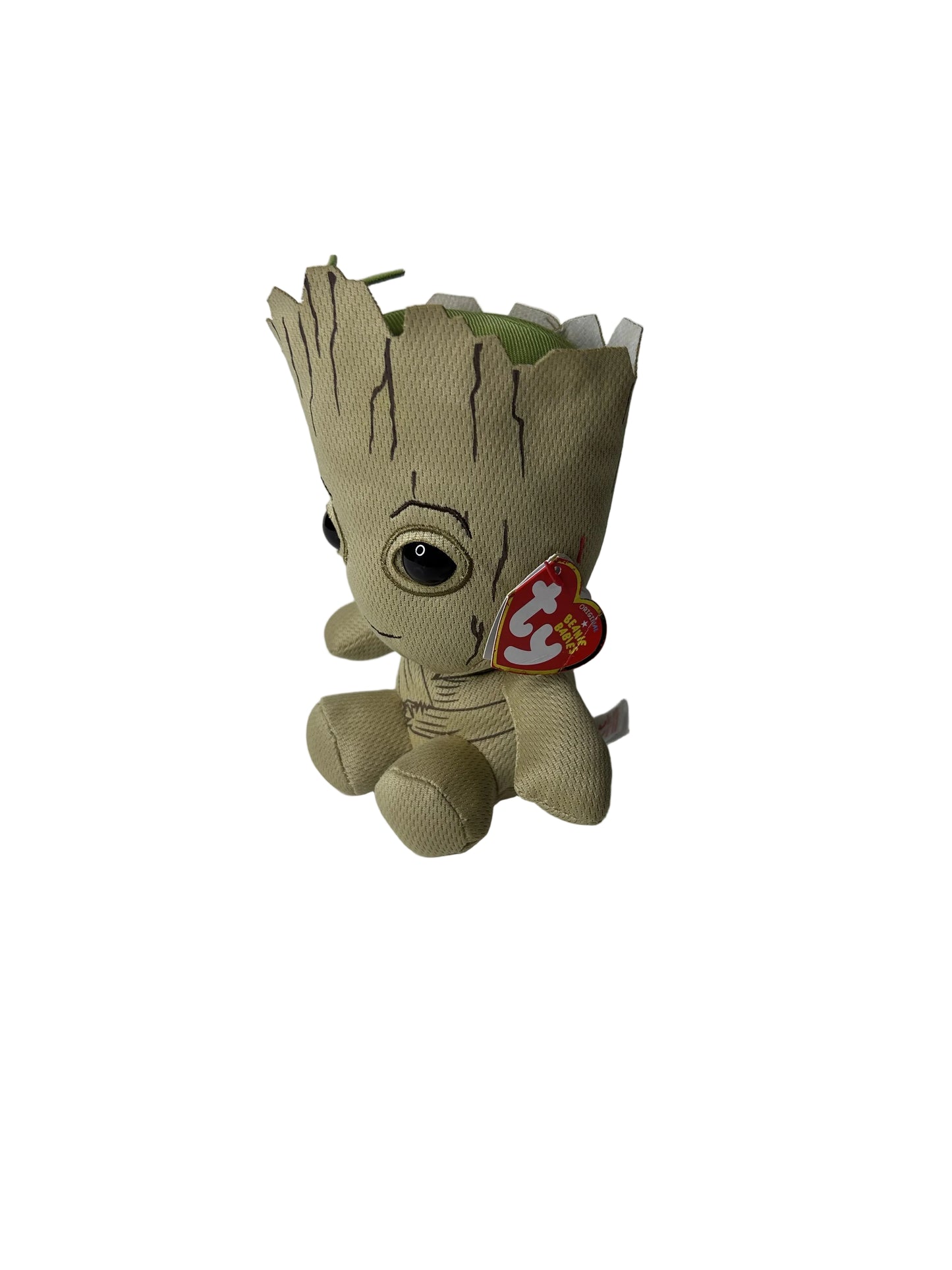 Marvel Guardians & Avengers Ty Beanie Baby Bundle - Baby Groot & Captain America - New with Tags