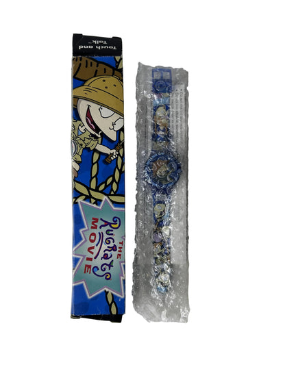 Rugrats Movie Watch - Nickelodeon 1998 Vintage Character Watch - Blue Band with Box & Manual