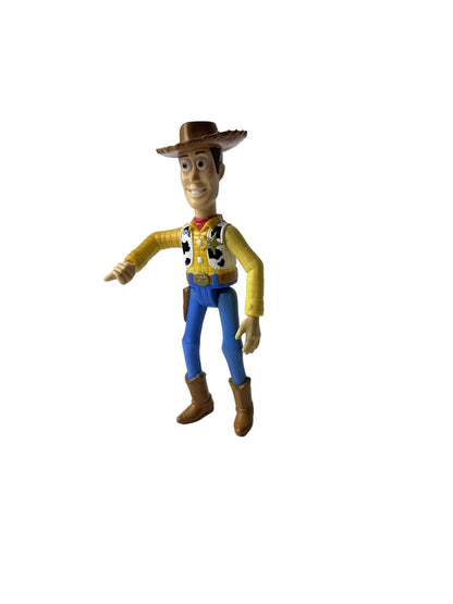 Toy Story Woody Action Figure - Disney Pixar 1996 Original Articulated Cowboy Sheriff