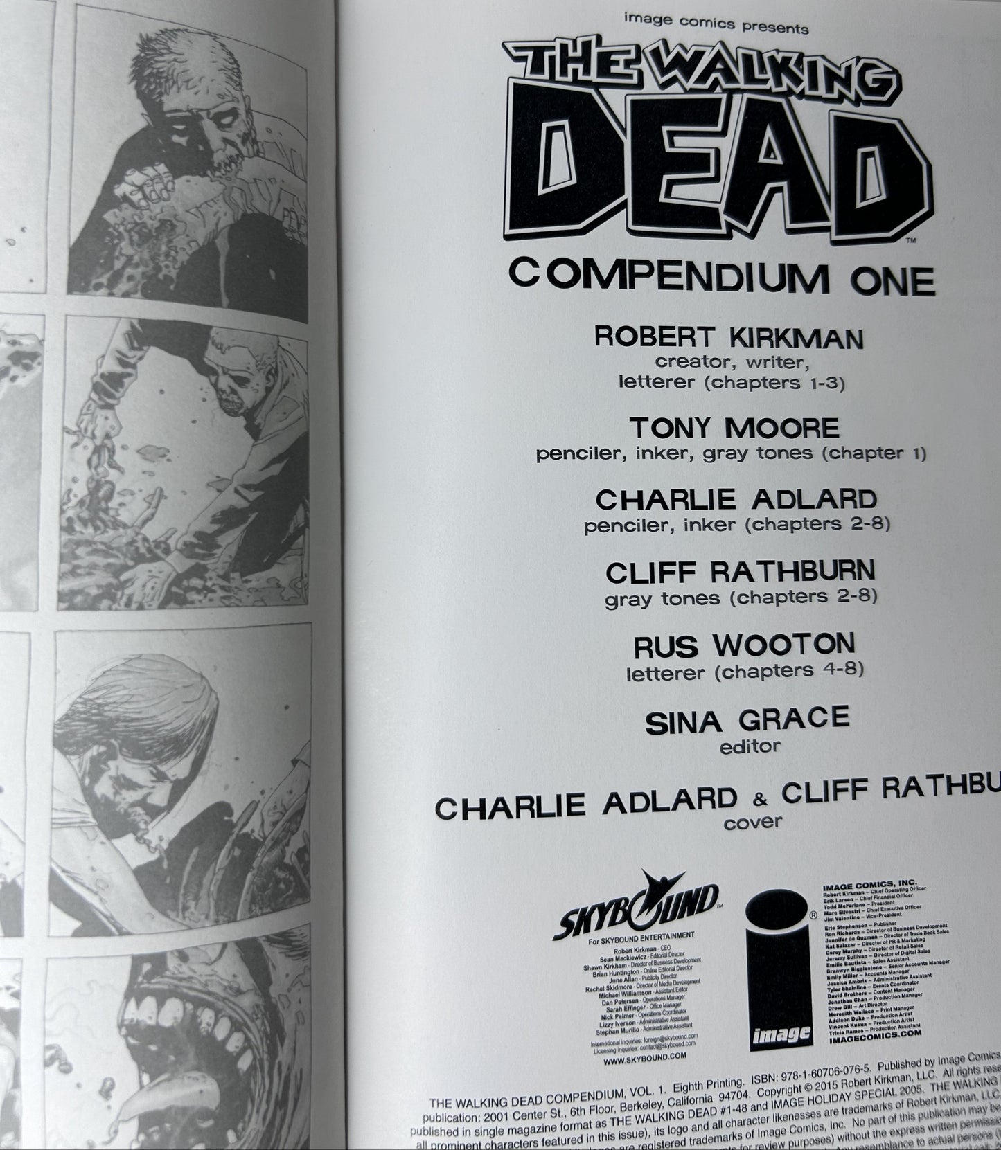 The Walking Dead Compendium One - Robert Kirkman Image Comics Graphic Novel Issues 1-48