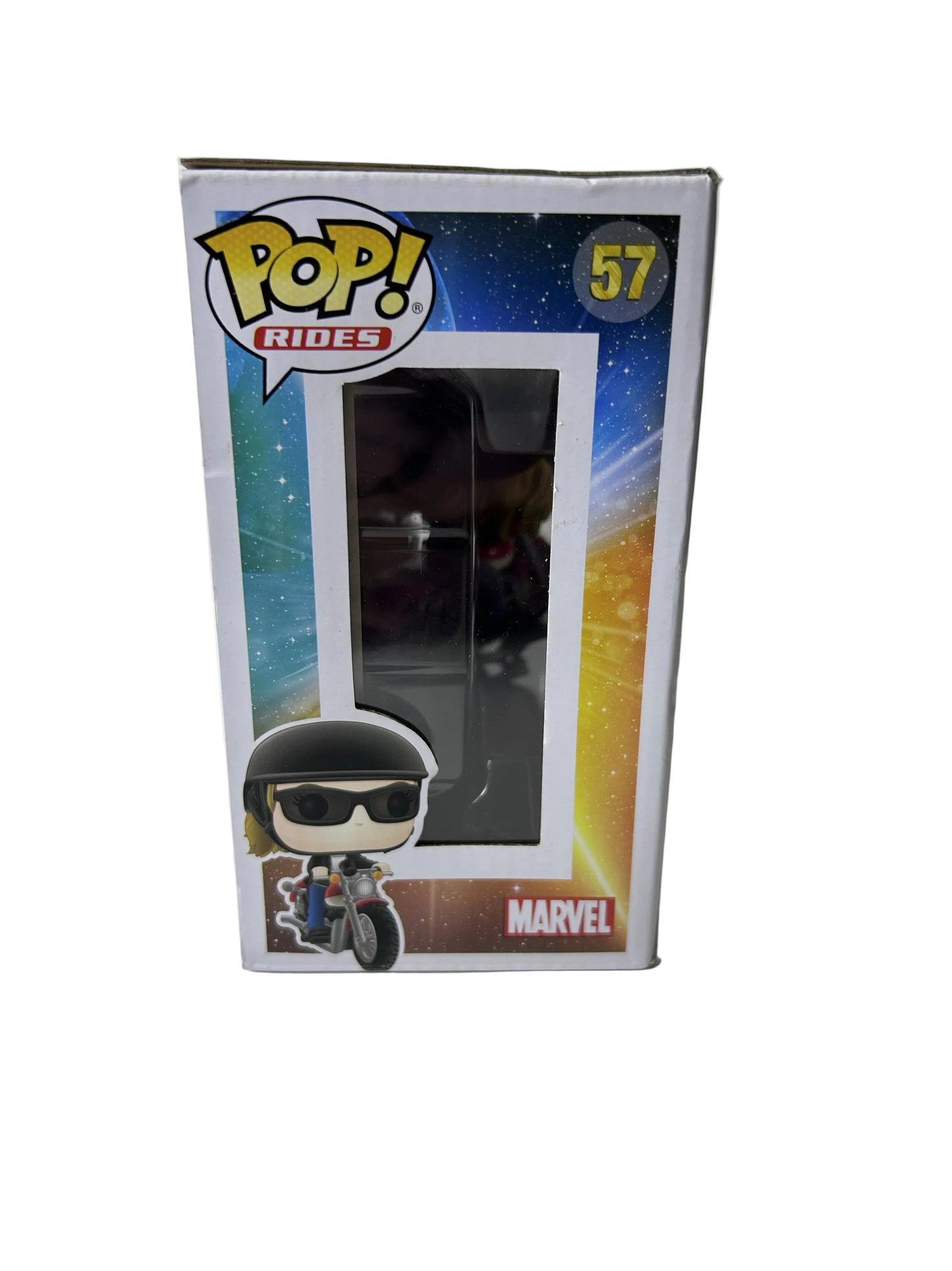 Funko Pop! Rides Carol Danvers on Motorcycle #57 - Captain Marvel Marvel Studios Collectible