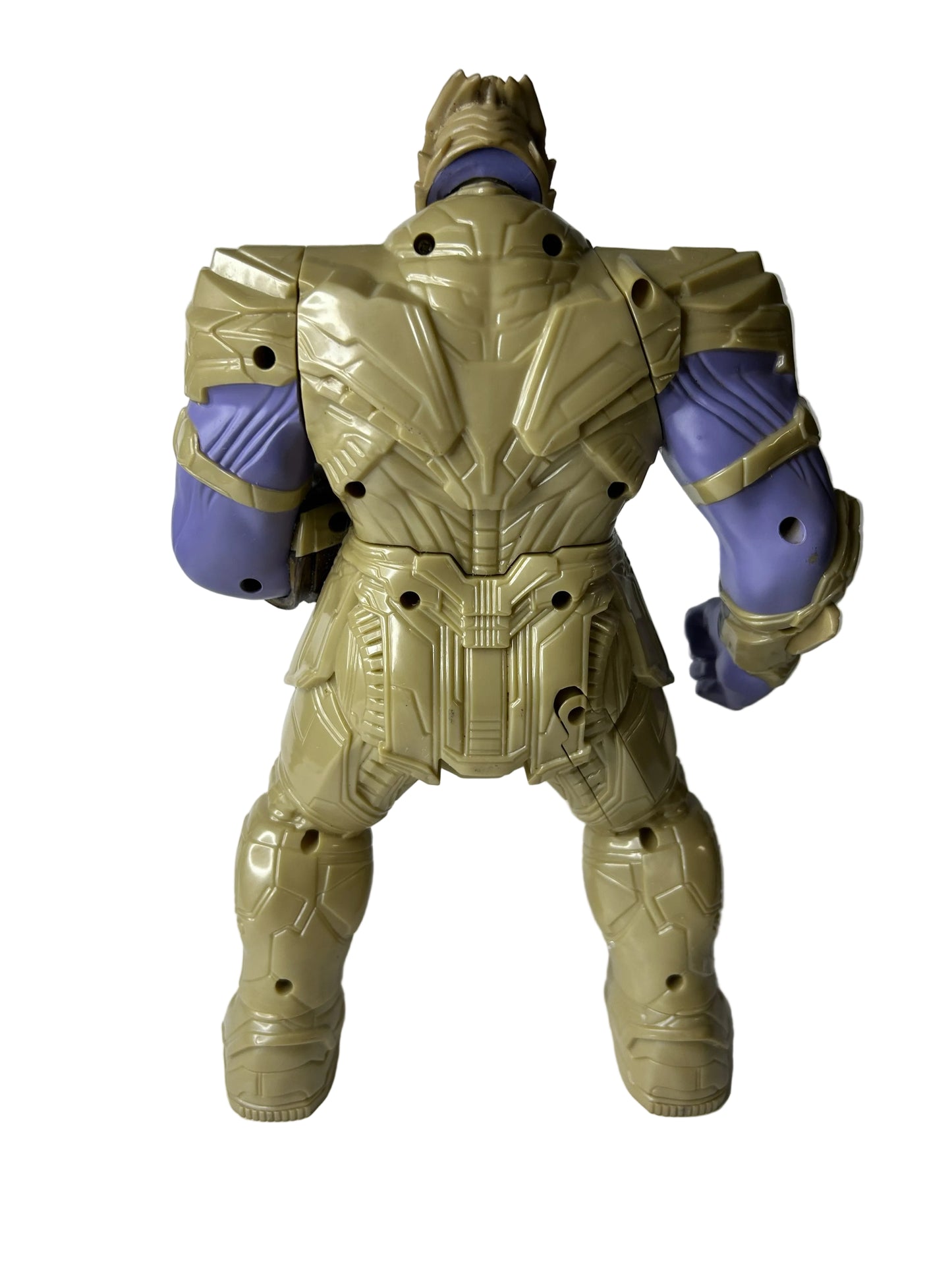Marvel Avengers Endgame Power Punch Thanos 13.75" Action Figure - Hasbro 2019 Light-Up Infinity Gauntlet